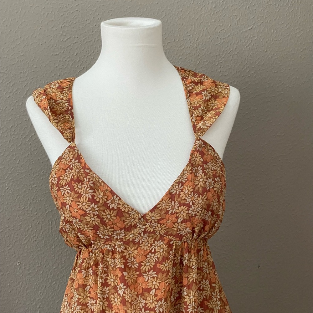 Madewell Georgette Ruffle Tiered Daisy Maxi Dress - Picture 6 of 9